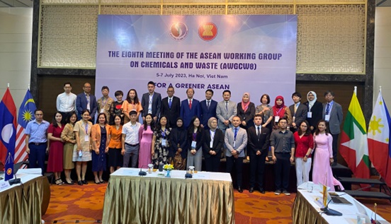 “Hội nghị lần thứ 8 Nhóm công tác ASEAN về hóa chất và chất thải” - Vì một ASEAN xanh hơn