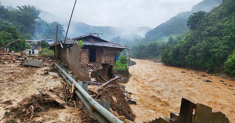 Công điện ứng phó với mưa lũ, sạt lở đất, lũ quét tại Bắc Bộ