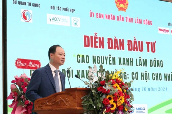 Diễn đàn đầu tư “Cao nguyên xanh Lâm Đồng chuyển đổi xanh bền vững: Cơ hội cho nhà đầu tư”